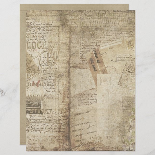  Scrapbook Papier Craft Papier voor Journaling (Voorkant / Achterkant)