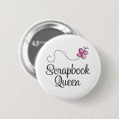 Scrapbook Queen Gift Ronde Button 5,7 Cm (Voorkant /achterkant)