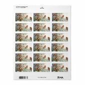 Scrapbook Robins Etiket (Full Sheet)