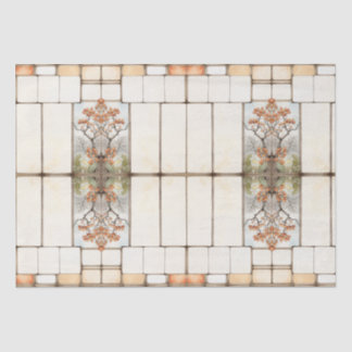 Scrapbook Schrijven spot raster met bloemen Tissuepapier