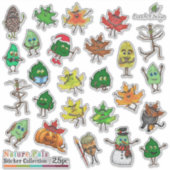 Scrapbook Stickers | Natuur PAL-Collectie | 25 PC (Voorkant)
