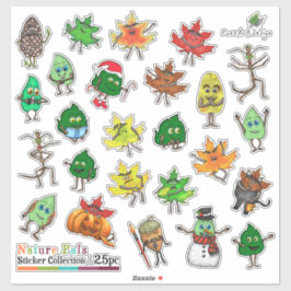 Scrapbook Stickers | Natuur PAL-Collectie | 25 PC