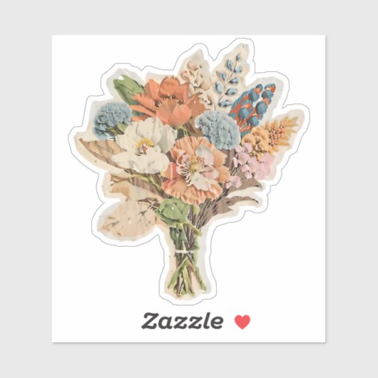 Scrapbook Stijl Boheemse Waterdicht Sticker (Vel)