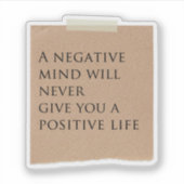 Scrapbook Stijl Motivatie Citat Stickers (Voorkant)