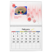 Scrapbook Style Family Photo Elk jaar Agenda Kalender (Feb 2026)