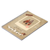 Scrapbook Style Mini Mushrooms Notitieboek (Linkerzijde)