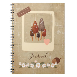 Scrapbook Style Mini Mushrooms Notitieboek