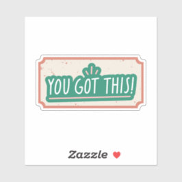 Scrapbook Style Motivation Quote Stickers