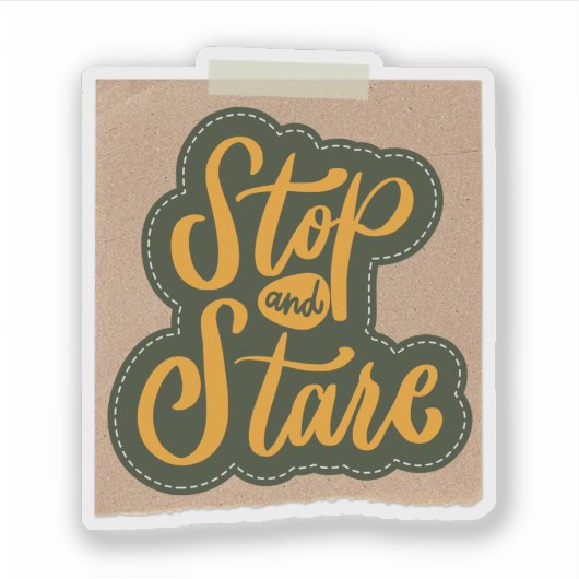 Scrapbook Style Motivation Quote Stickers (Voorkant)