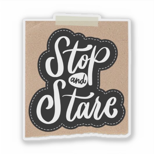 Scrapbook Style Motivation Quote Stickers (Voorkant)