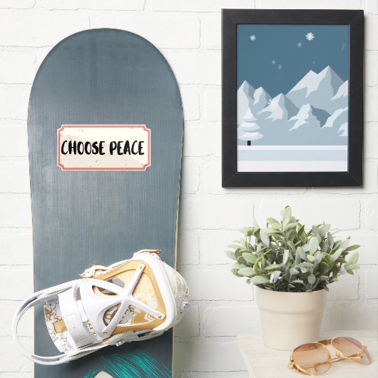 Scrapbook Style Motivation Quote Stickers (Snowboard)