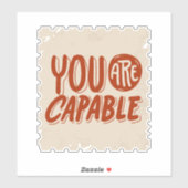 Scrapbook Style Motivation Quote Stickers (Vel)