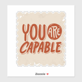 Scrapbook Style Motivation Quote Stickers