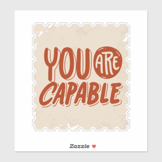 Scrapbook Style Motivation Quote Stickers (Vel)