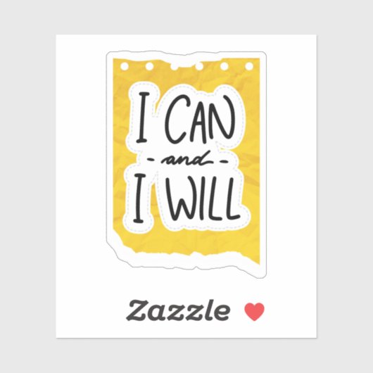Scrapbook Style Motivation Quote Stickers (Vel)