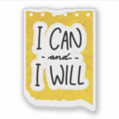 Scrapbook Style Motivation Quote Stickers (Voorkant)