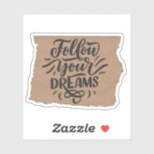 Scrapbook Style Motivation Quote Stickers (Vel)