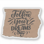 Scrapbook Style Motivation Quote Stickers (Voorkant)