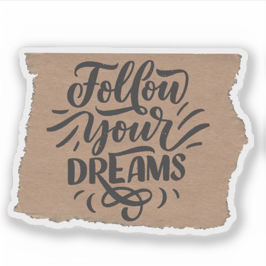 Scrapbook Style Motivation Quote Stickers (Voorkant)