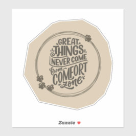 Scrapbook Style Motivation Quote Stickers