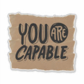 Scrapbook Style Motivation Quote Stickers (Voorkant)