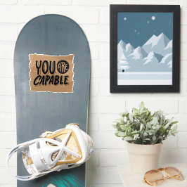 Scrapbook Style Motivation Quote Stickers