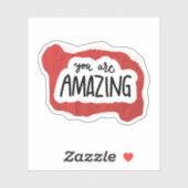 Scrapbook Style Motivation Quote Stickers (Vel)