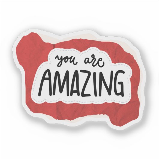 Scrapbook Style Motivation Quote Stickers (Voorkant)