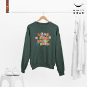  Scrapbook Typografie Smile Simple Green Trui