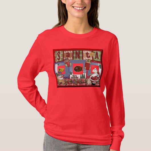Scrapbook Xmas T-shirt (Voorkant)