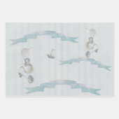 Scrapbooked Sea of Love Bridal Shower Inpakpapier Vel (Voorkant 3)