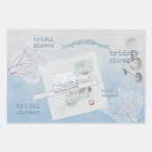 Scrapbooked Sea of Love Bridal Shower Inpakpapier Vel (Voorkant 2)