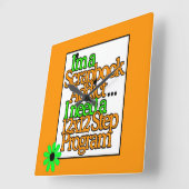 Scrapbooker Craft Room Vierkante Klok (Hoek)