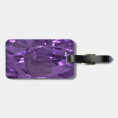 Scrapbooker Paarse Folie Design "Creative Juices" Bagagelabel (Achterkant horizontaal)