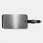 Scrapbooker Silver "Creative Juices" Bagagelabel (Achterkant horizontaal)