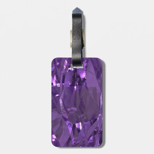 Scrapbooker Silver Medallion ’Cut Past Repat’ Bagagelabel (Achterkant verticaal)