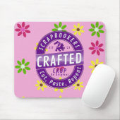 Scrapbookers - knippen, plakken en herhalen muismat (Met muis)