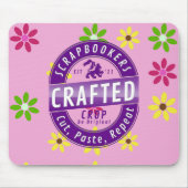 Scrapbookers - knippen, plakken en herhalen muismat (Voorkant)