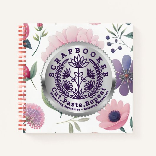 Scrapbookers - knippen, plakken en herhalen notitieboek (Voorkant)