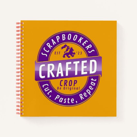 Scrapbookers - knippen, plakken en herhalen notitieboek (Voorkant)