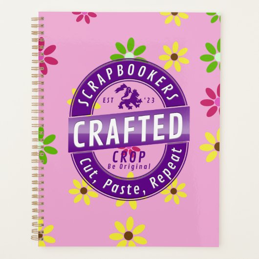 Scrapbookers - knippen, plakken en herhalen planner (Voorkant)