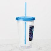 Scrapbookers "Owl be scrapping Al nacht Lang" Acryl Drinkbeker (Rechts)