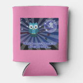 Scrapbookers "Owl be scrapping Al nacht Lang" Blikjeskoeler (Voorkant)