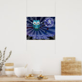 Scrapbookers "Owl be scrapping Al nacht Lang" Poster (Keuken)