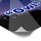 Scrapbookers "Owl be scrapping Al nacht Lang" Poster (Hoek)