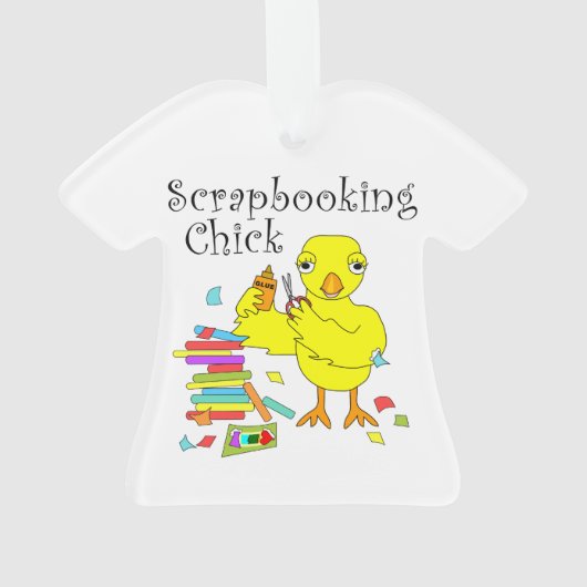 Scrapbooking chick tekst ornament (achterkant)