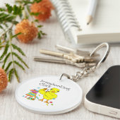 Scrapbooking chick tekst sleutelhanger (Voorkant Rechts)