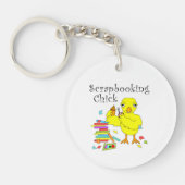Scrapbooking chick tekst sleutelhanger (Voorkant)