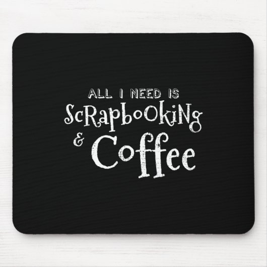 Scrapbooking Coffee Muismat (Voorkant)