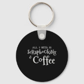Scrapbooking Coffee Sleutelhanger (Voorkant)